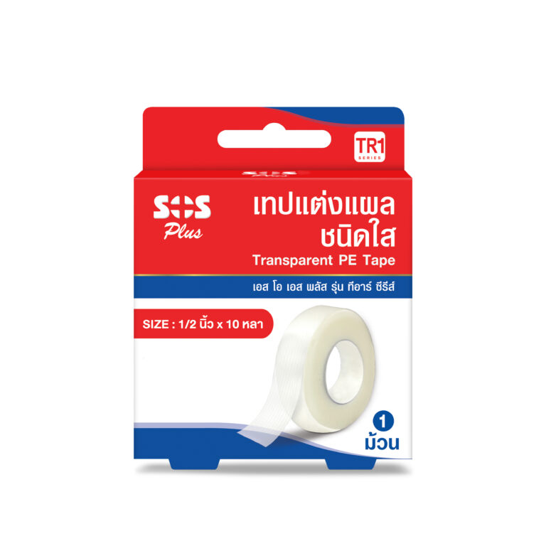 SOS Plus TR Series Transparent PE Tape